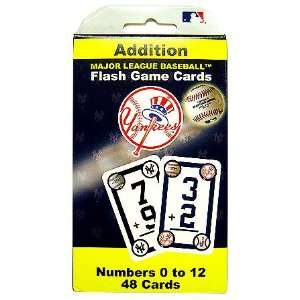  MLB New York Yankees Addition Flash Cards Toys & Games