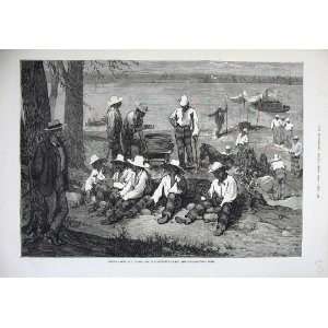  1876 Prison Life Blackwell Island New York America Art 
