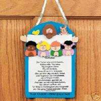 The Lords Prayer Wall Hang Christian Craft Kit Kids  