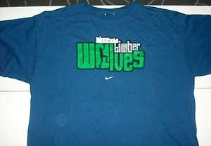 Vintage OG Minnesota Timberwolves Nike NBA T Shirt XXL 2XL 3XL  