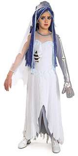 Tim Burtons Corpse Bride Gothic Child Costume Size Large Rubies 