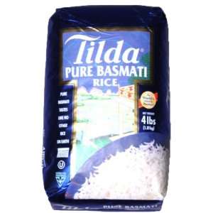 Tilda Pure Basmathi Rice 4 Lbs  Grocery & Gourmet Food