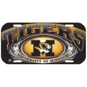  NCAA Missouri Tigers High Definition License Plate *SALE 