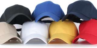 navy Basic Plain Hat Cap Sun Ball Blank Unisex choice  