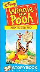 Winnie the Pooh and Tigger Too VHS, 1991  
