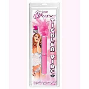  FEATHER TICKLER VIBRATING PINK