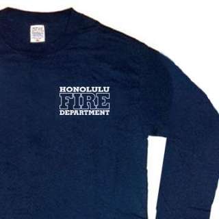 Honolulu Fire Dept Battalion 2 T shirt XL Long Sleeves  
