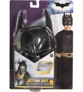 batman action suit costume child one size fits most