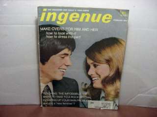 Vintage INGENUE Magazine February 1970 Issue  