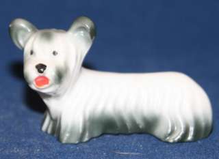 Vintage Bavaria Germany Skye Terrier Dog Figurine RARE  