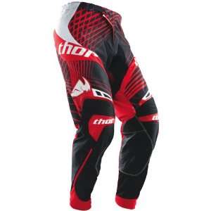 Thor MX Core Refractor Mens Off Road Motorcycle Pants   Red / Size 30