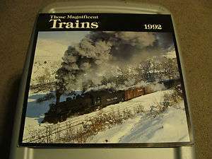 Those Magnificent Trains 1992 Calendar  