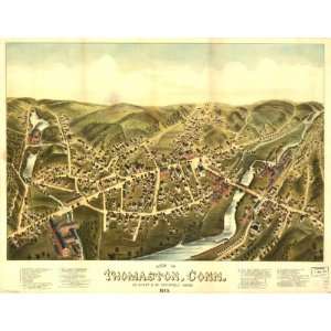  1879 map of Thomaston, Connecticut