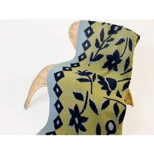  In2Green BL01SF2 Eco Stylized Floral Throw Blanket Color 