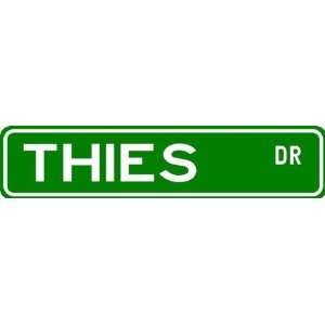  THIES Street Name Sign ~ Family Lastname Sign ~ Gameroom 