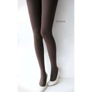  Women Brown Thick Velvet Winter Legging with Socks One 