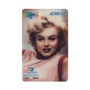 Marilyn Collectible Phone Card $3. Marilyn Monroe (Sleeveless Top 