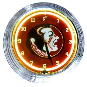  Florida State Seminoles Retro Diner Neon Clock