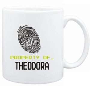   Property of _ Theodora   Fingerprint  Female Names