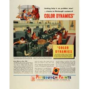  1945 Ad Pittsburgh Paint Color Dynamics Wm L. Gilbert 