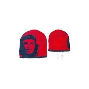   GUEVARA Beanie   Face   Red Jaquard BioDomes cap Hat 