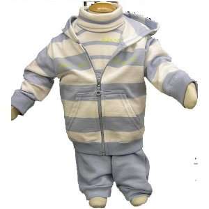    Petit Bateau Boys` Jersey Fleece Sweats (3 Piece)   18m Baby
