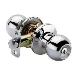   Thomas Single Cylinder Keyed Entry Round Knobset from the Home Series