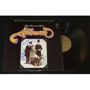 Peter, Paul and Mary   The Album   Signed Autographed   Record Album 