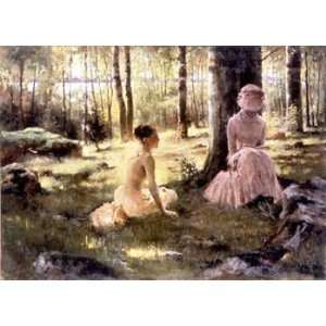  Albert Edelfelt   Under the Birches