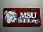 Mississippi State Bulldogs Car Tag