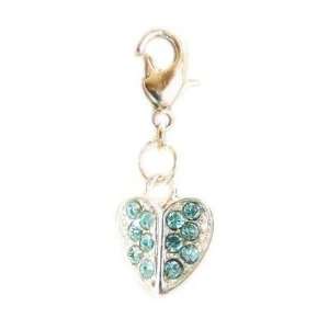   Gems (TS043) Silver Plated Clasp Charm Thomas Sabo Style Jewelry