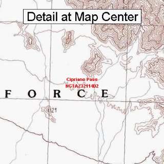  USGS Topographic Quadrangle Map   Cipriano Pass, Arizona 