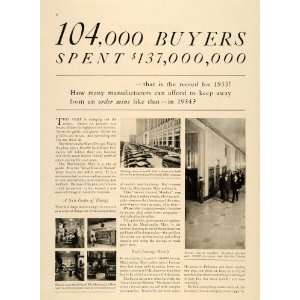  1934 Ad Merchandise Mart Bldg. Central Market Chicago 