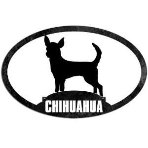  Oval Chihuahua (Dog Breed) Sticker 