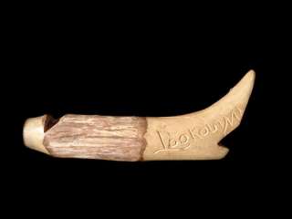 LOOKOUT MOUNTAIN TENN BATTLEFIELD SOUVENIR CARVED BOOT SHAPED WHISTLE 