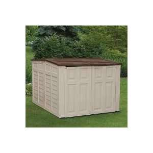  Low Profile Shed, Resin, 65w x 74d x 50h, 142 cubic ft 