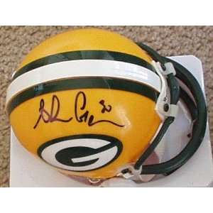   Ahman Green autographed Green Bay Packers mini helmet 