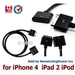  Dock Extender Extension Cable for iPhone4 iPad 2 iPod 100 