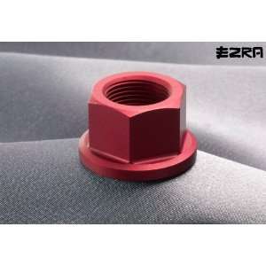  EZRA Alloy Axle Nuts   14mm   Matte Red