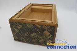 Disney 1971 Vintage Haunted Mansion Secret Panel Chest Wood Puzzle Box 