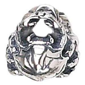  Zable Sterling Silver Crab Bead Charm BZ 1445 Zable 