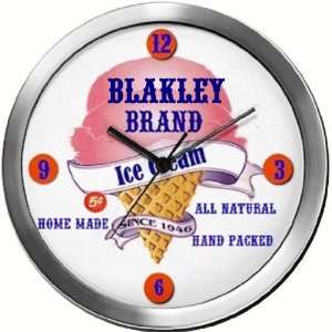  BLAKLEY 14 Inch Ice Cream Metal Clock Quartz Movement 