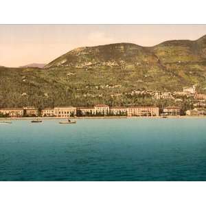   The Grand Hotel Gardone Lake Garda Italy 24 X 18.5 