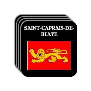 Aquitaine   SAINT CAPRAIS DE BLAYE Set of 4 Mini Mousepad Coasters