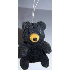  Black Hugging Bear   Christmas Tree Ornament
