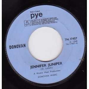  JENNIFER JUNIPER 7 INCH (7 VINYL 45) UK PYE 1968 DONOVAN Music