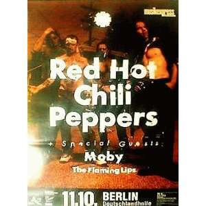   Red Hot Chilli Peppers Moby Flaming Lips Gig Poster 96
