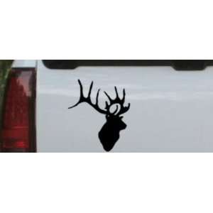 Deer Head Hunting And Fishing Car Window Wall Laptop Decal Sticker 