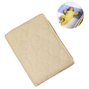  NOJO Sheet Saver Ribbed Fleece   Ivory Baby