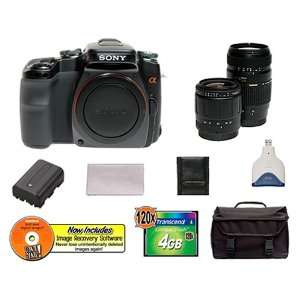  Sony Alpha A100 10.2MP Digital SLR Camera Kit + Tamron 28 